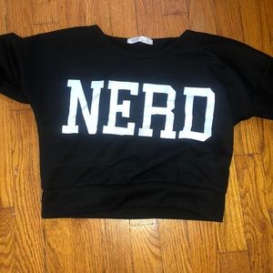 Nerd crop top